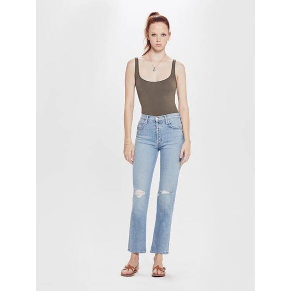 Mother Superior Tomcat Ankle Problem with Miracles Jeans Distressed Womens 24 - Picture 1 of 12
